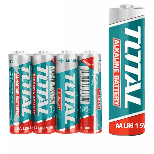 Pilas Aa 1.5v Alcalina 4 Unidades Total Thab2a01