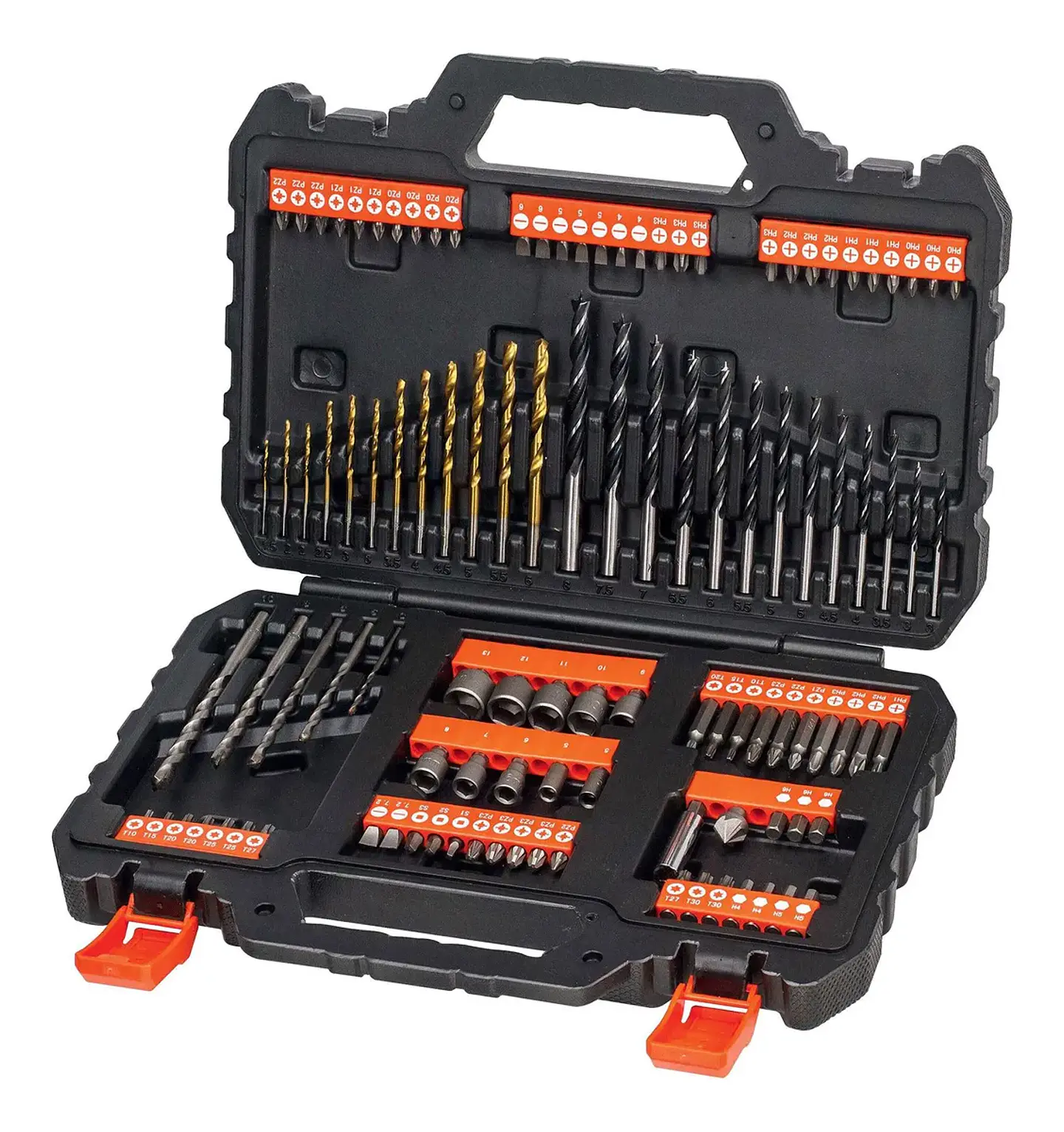 Puntas Y Brocas P/ Atornillar Taladrar 109 Pcs Black+decker 1