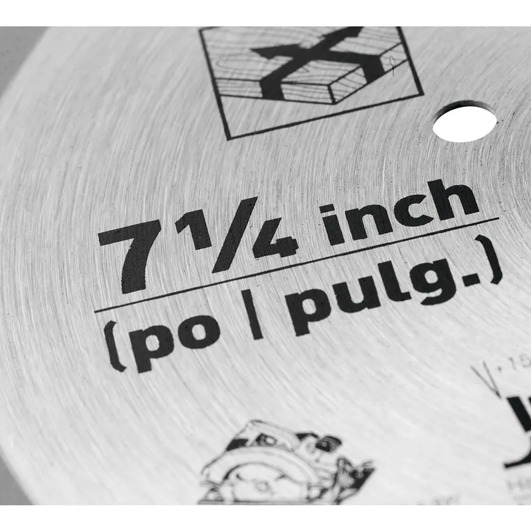 Pack 2 Discos Sierra Circular 7 1/4 40 Dientes Black+decker 5