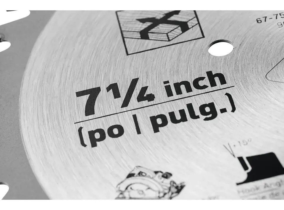 Pack 2 Discos Sierra Circular 7 1/4 40 Dientes Black+decker 5