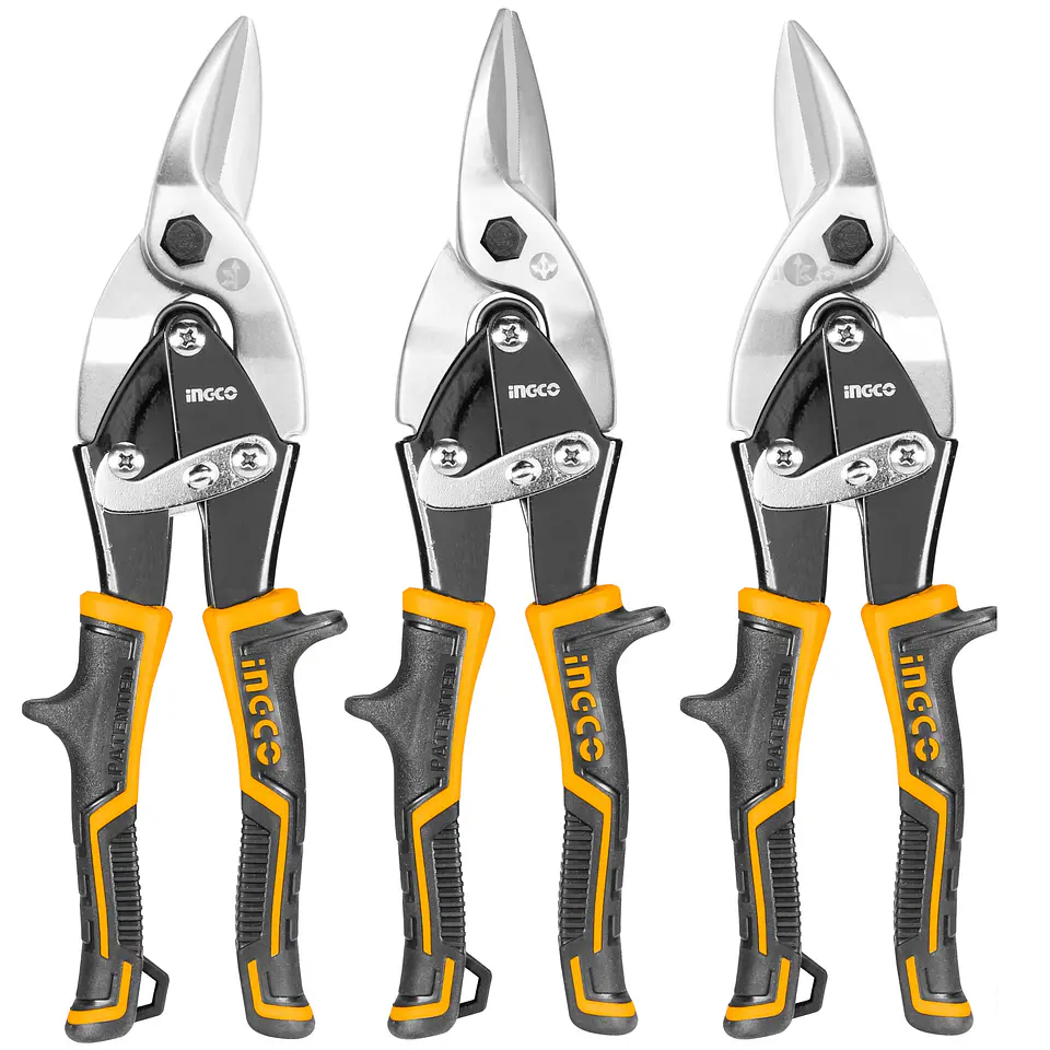 Tijera Corte Aviación Hojalatera 10 Pulgadas 3 Pcs Htsnk0110 1