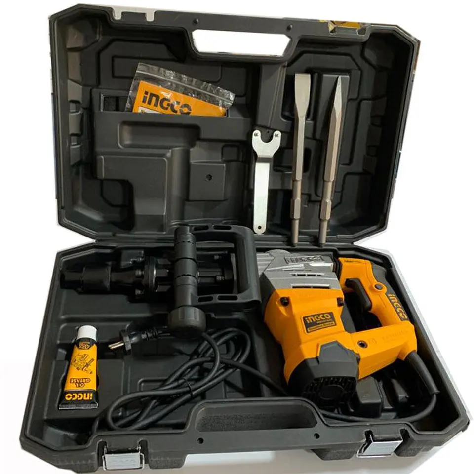 Martillo Demoledor Cincelador 1300w 6kg Ingco Pdb13008 2