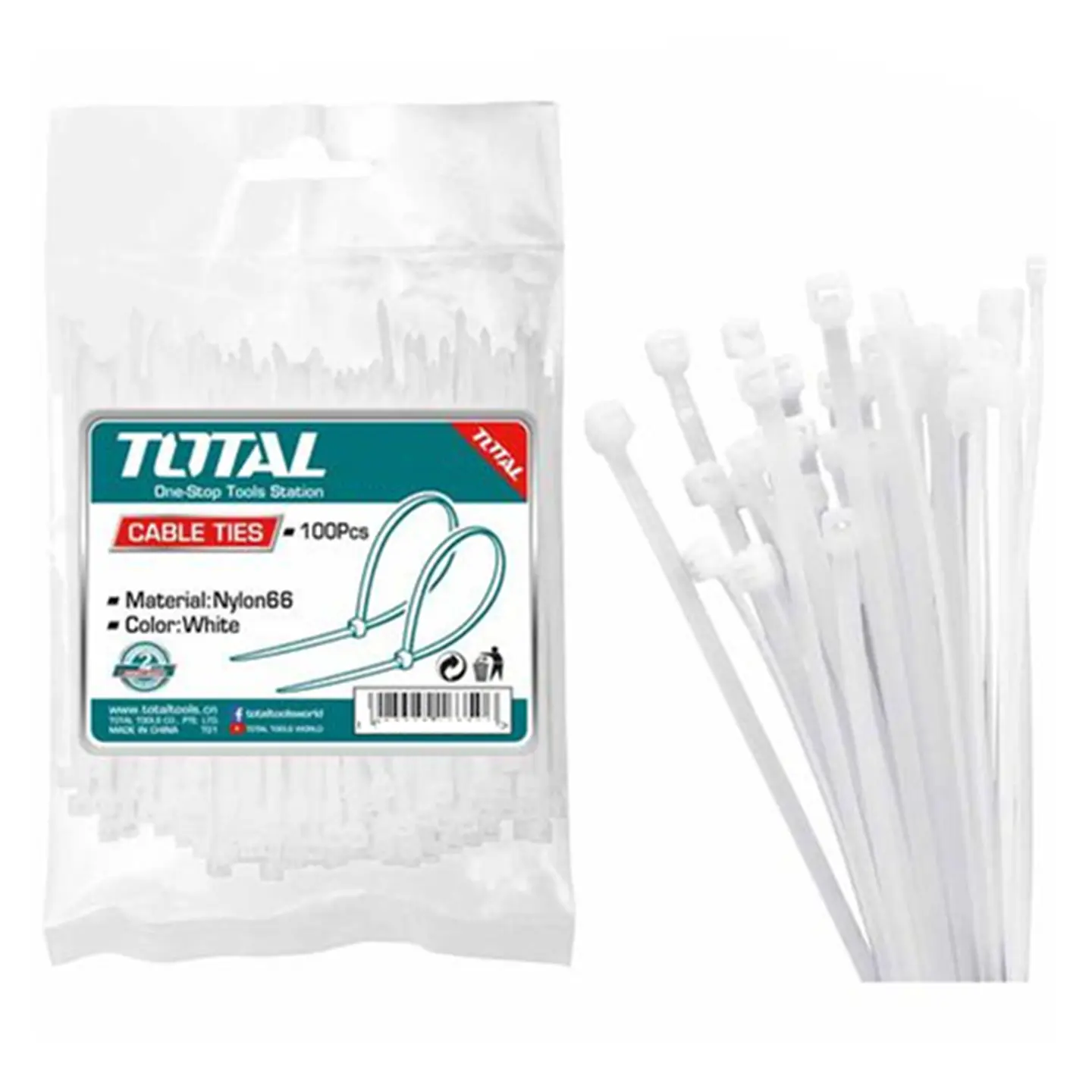 Brida Amarra Abrazadera Plástica 200 X 3.6mm Pack 100 Unds 1