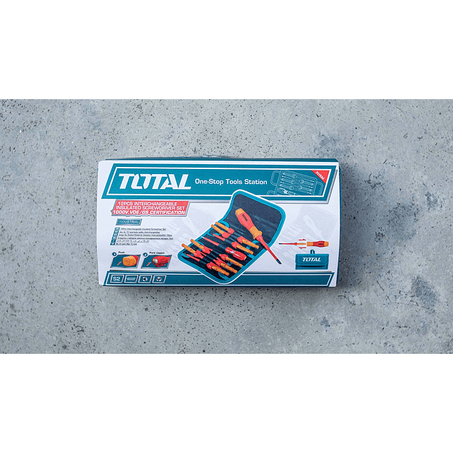 Kit Juego Destornilladores Precisión Aislados 12 Piezas Total