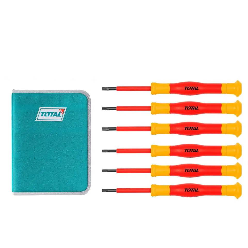 Kit Juego Destornilladores De Precision Aislados 6 Piezas Total 1