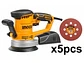 Lijadora Roto Orbital 6 Pulgadas (150mm) 450w Ingco Rs4508 - Miniatura 2
