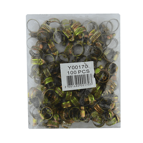 Kit Abrazaderas 1/2 Metalicas Manguera Jardin - 100 Unidades