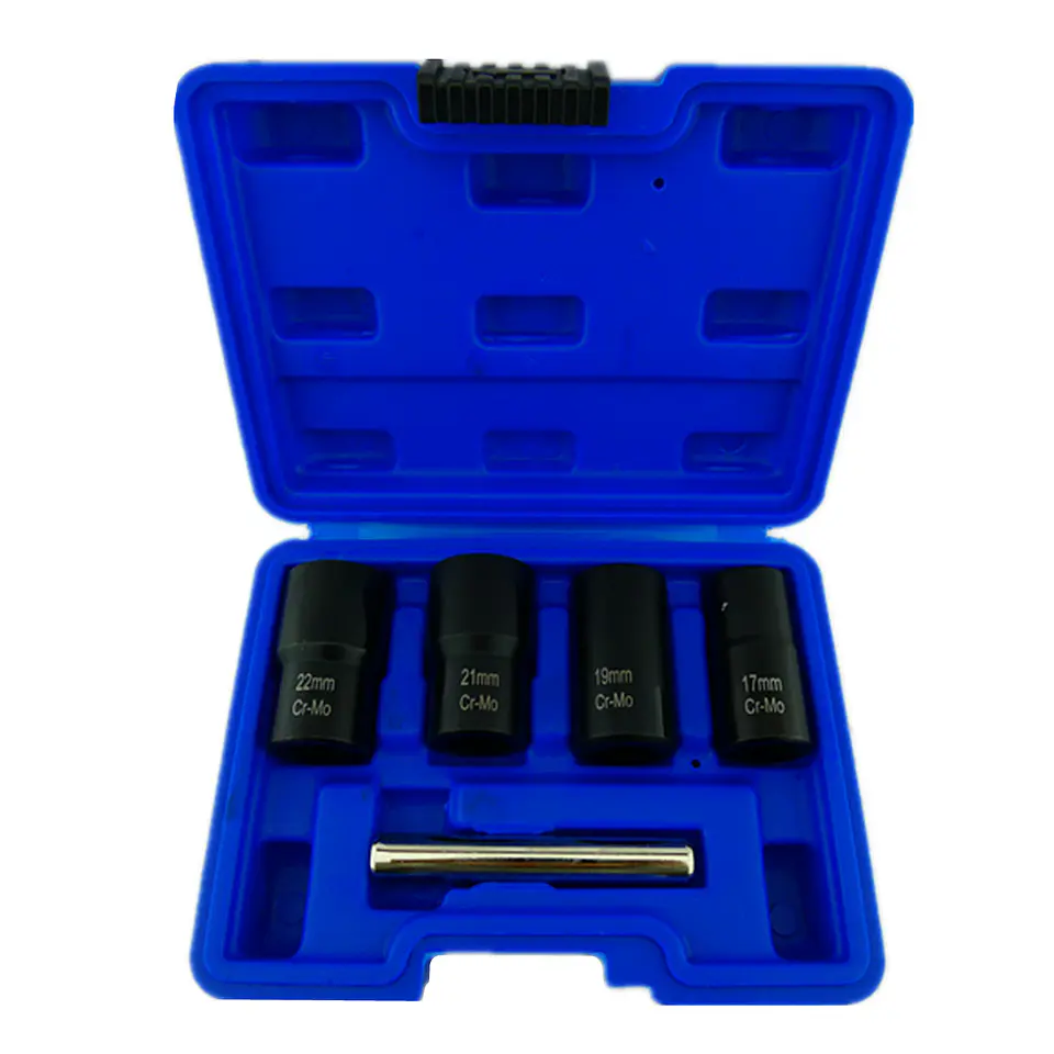 Kit Set Dados Extractor Para Tuerca Pernos Rodados 5 Piezas 1