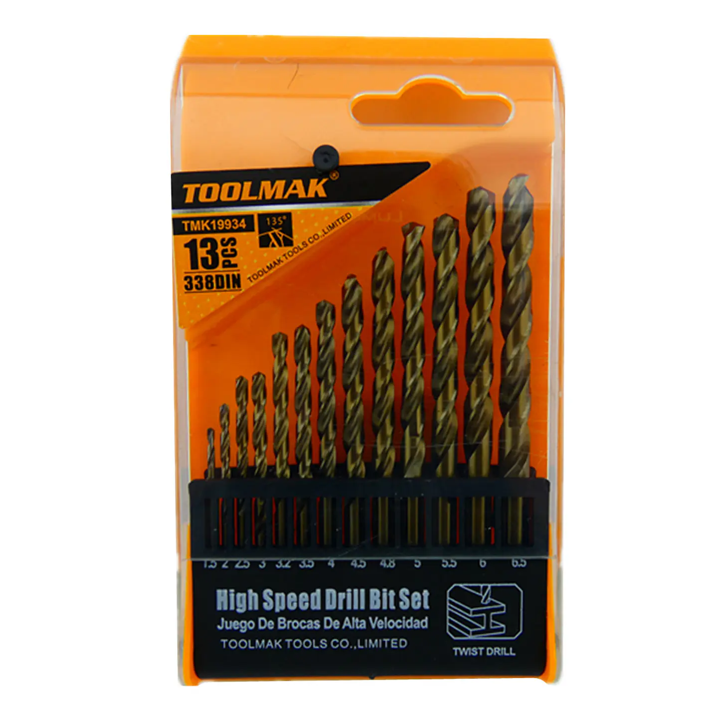 Kit Set Juego Brocas Para Metal 13 Piezas Tmk19934 1