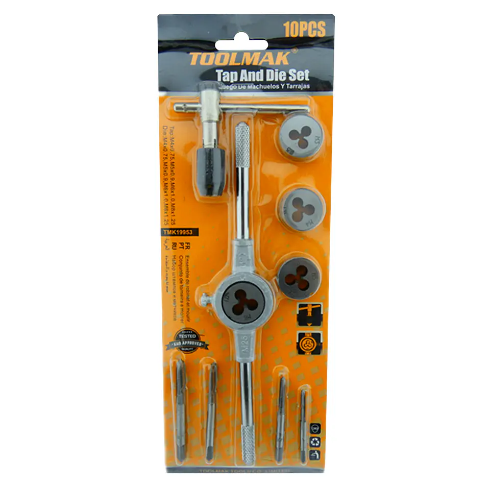 Set Kit Juego De Terrajas Macho Y Hembra 10 Piezas Toolmak 1
