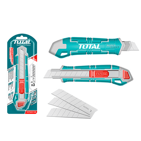 Corta Carton Cuchillo Cartonero 18mm X 100mm Total Tht522136