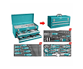  Caja Organizadora Porta Herramienta Metalica 97 Piezas Total