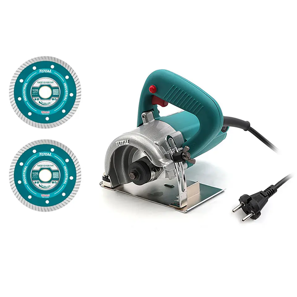 Sierra Circular Cortadora Marmol Concreto 1400w + 2 Discos 1