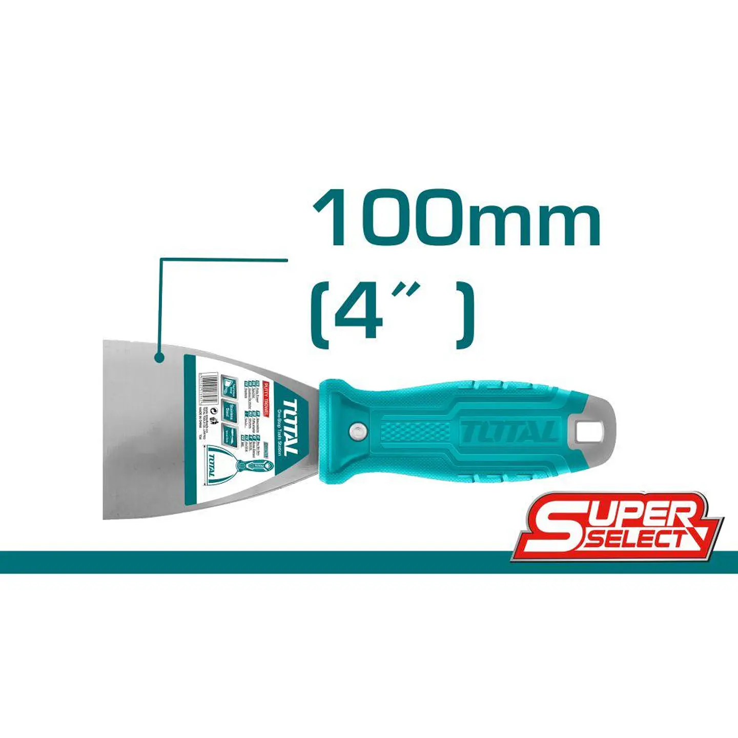 Espatula Recta 4 Pulgadas 100mm Total Tht8310026 2