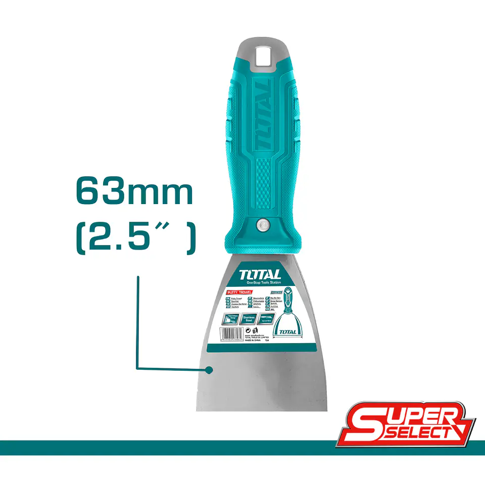 Espatula Recta 2.5 Pulgadas 63mm Total Tht836326 2