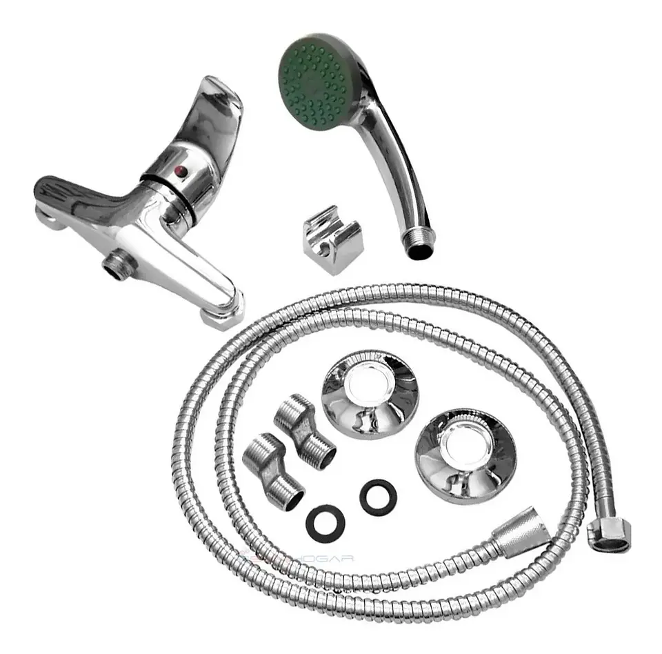 Kit Completo Llave Monomando Ducha Cromada Oq81606 1