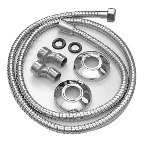Kit Completo Llave Monomando Tina Ducha Cromada Oq81609
