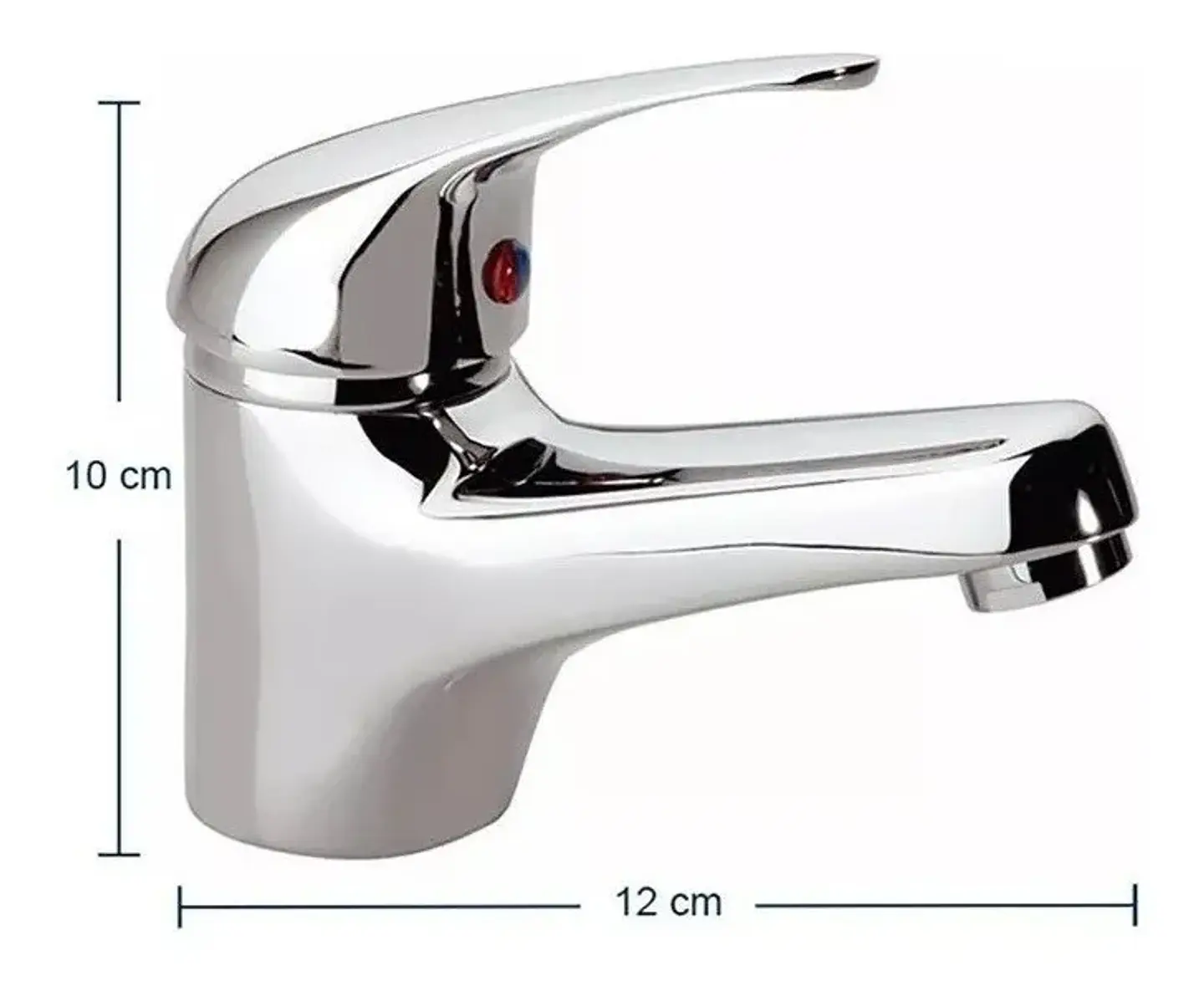 Llave Monomando Lavamanos Lavatorio Cromado Oq81601 2