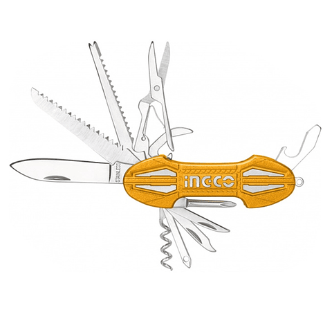 Navaja Cortaplumas Multiusos 15 En 1 Ingco Hmfk8158