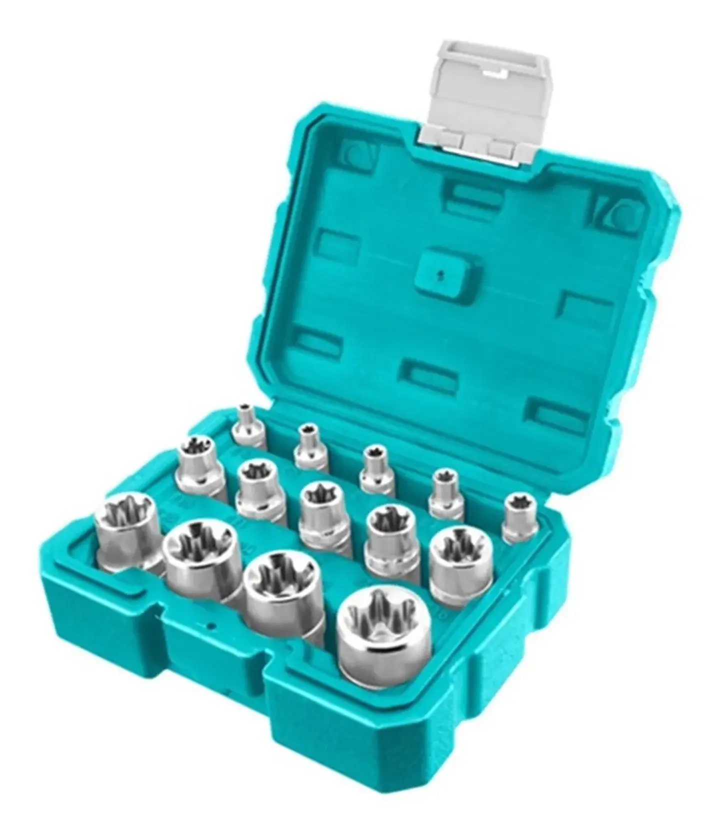 Kit Set Juego Dados Torx Estrella Hembra 14 Piezas Total 1