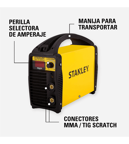 Maquina De Soldar Soldadora 160amp Stanley 61457-b2c - 