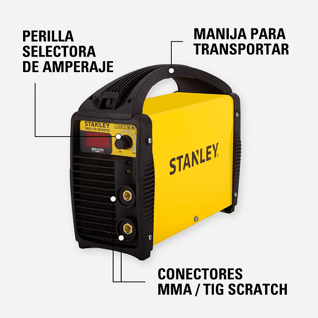 Maquina De Soldar Soldadora 160amp Stanley 61457-b2c