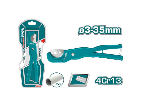 Tijera Cortador Tubos Pvc Plastico Pp Pu Pe 3-35mm Total