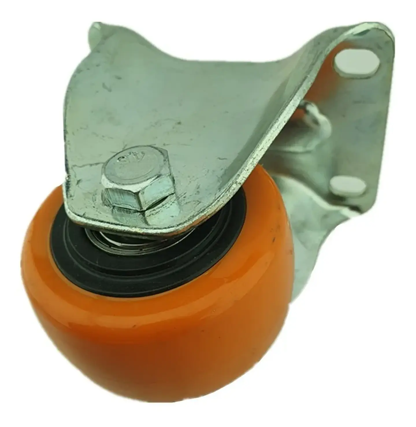 Rueda Naranja Fija 2.5 Pulgadas 2