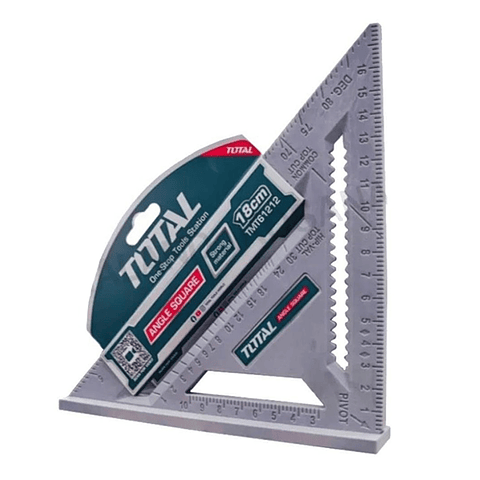 Escuadra Talón Rápida Carpintero 18cm Total Tmt61212