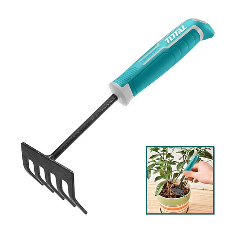 Herramienta Rastrillo De Jardinería 270mm Total Thftr1008