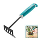 Herramienta Rastrillo De Jardinería 270mm Total Thftr1008 - Miniatura 2