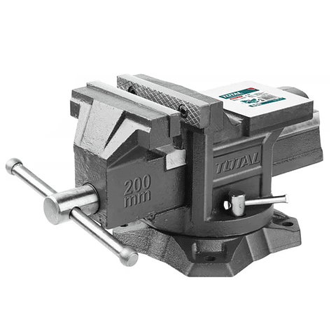 Tornillo De Banco Mecanico Base Giratoria 8 Pulgadas Total