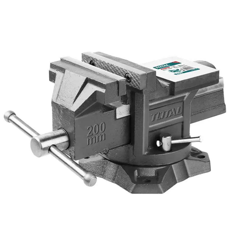 Tornillo De Banco Mecanico Base Giratoria 8 Pulgadas Total 1