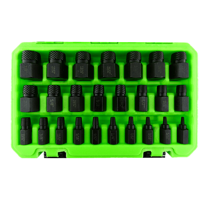 Set Kit Extractor De Pernos Cortados Cabeza Hexagonal 25 Pcs 2