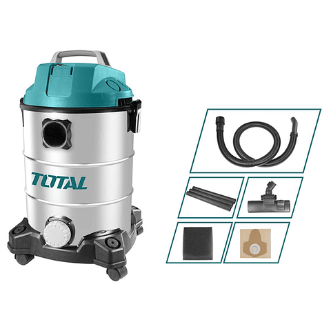 Aspiradora 1300w 30lts Polvo/ Agua Total Tvc13301