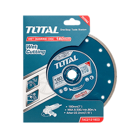Disco Diamantado Corte Humedo 7 180mm Total Tac2121803