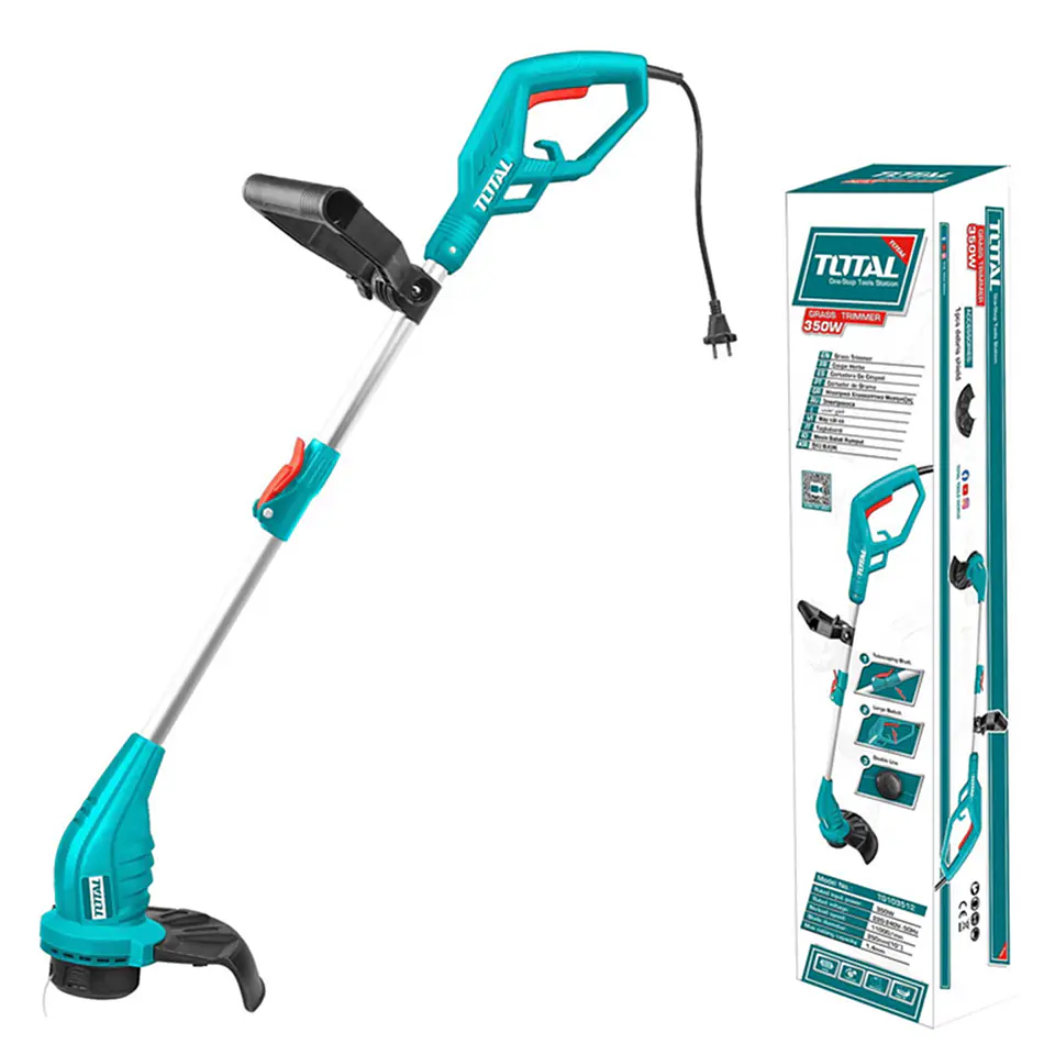 Orilladora De Pasto Electrica 350w C/mango Telescópico Total 1