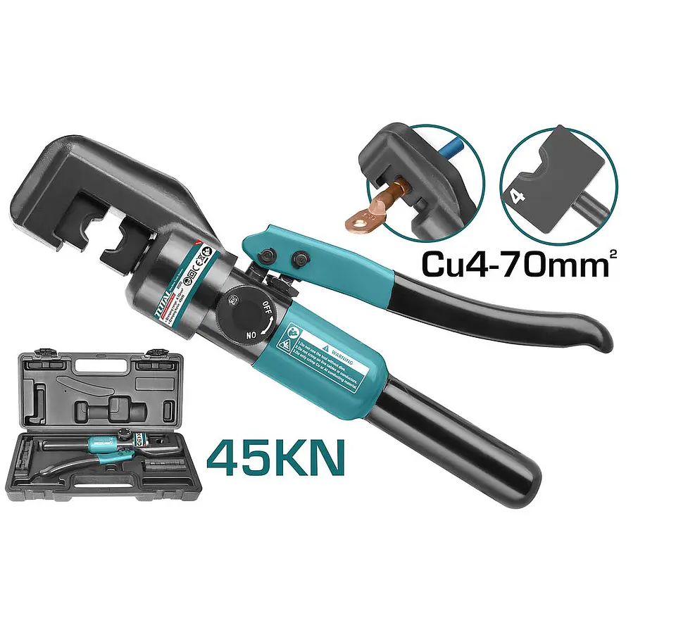 Prensa Aprieta Terminal Hidráulico 45 Kn 4-70 Mm2 Thct070 2