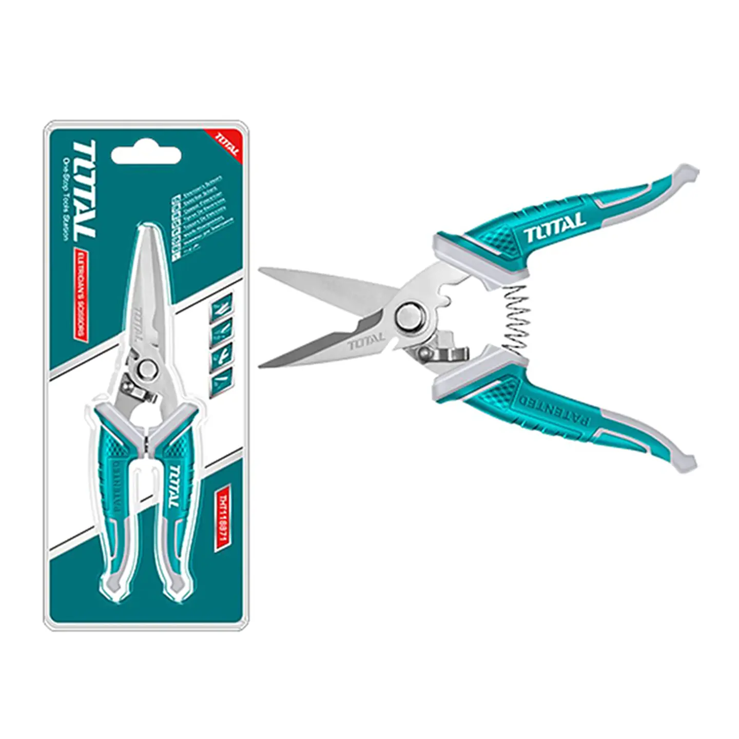 Tijera Electricista 8 Pulgadas (200mm) Total Tht118871 1