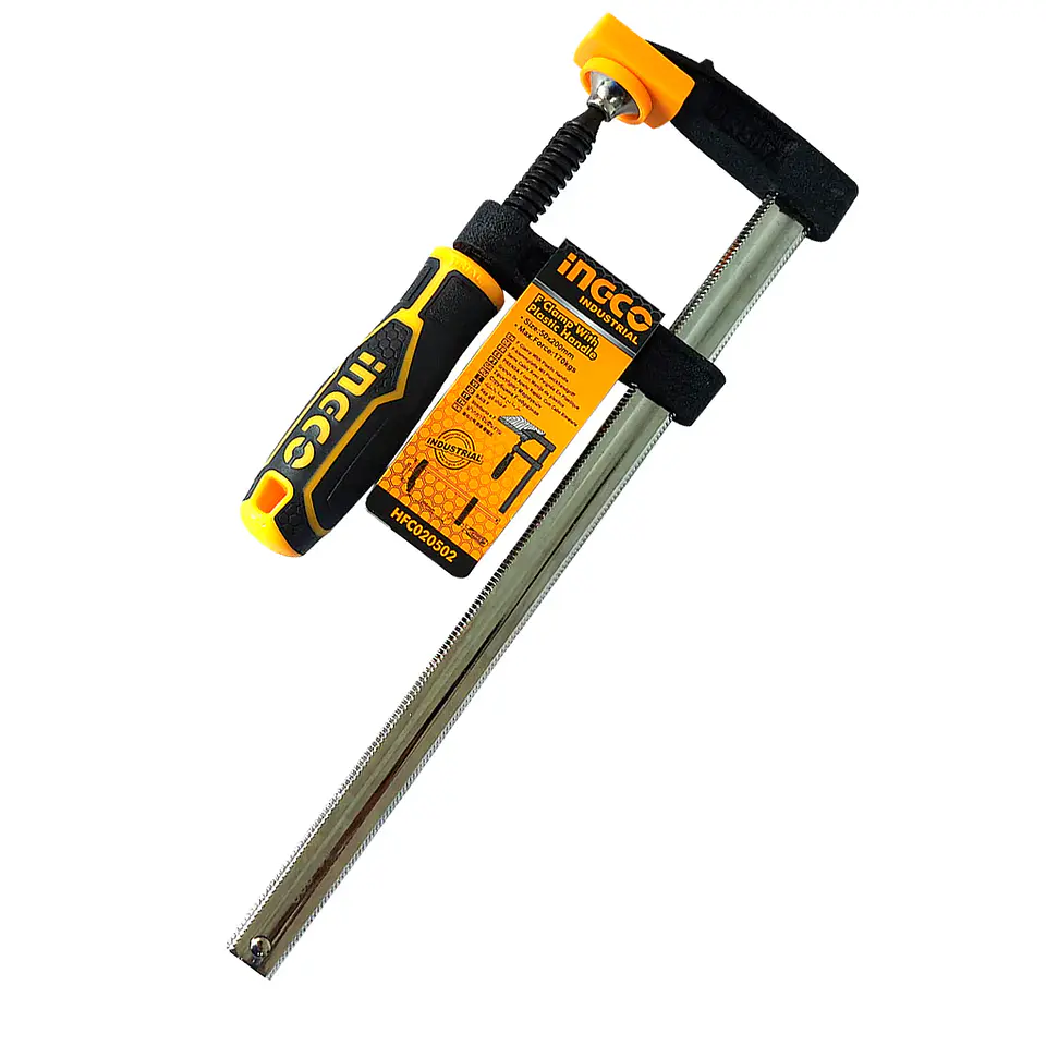 Prensa F Sargento Carpintero De 50 X 200 Mm Ingco Hfc020502HFC020502 1