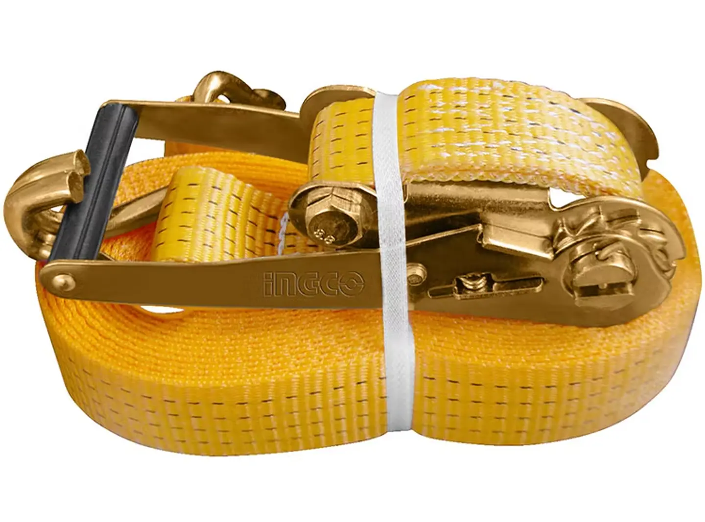 Eslinga Cinta Amarre Con Ratchet 3t X 10m Ingco Hrsp3101 1