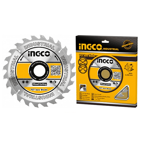 Disco De Sierra Circular 5 1/2 Pulgadas 24 Dientes Ingco