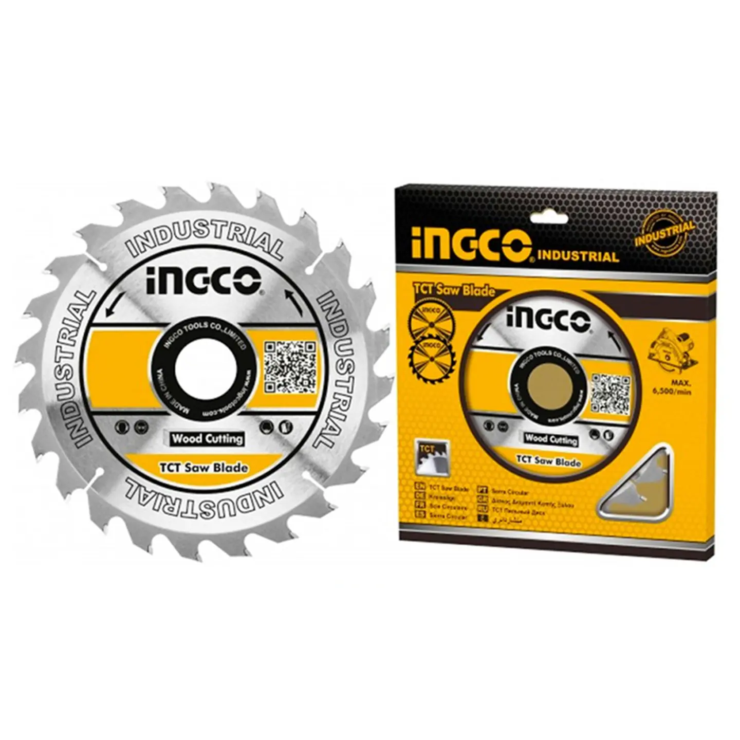 Disco De Sierra Circular 5 1/2 Pulgadas 24 Dientes Ingco 1