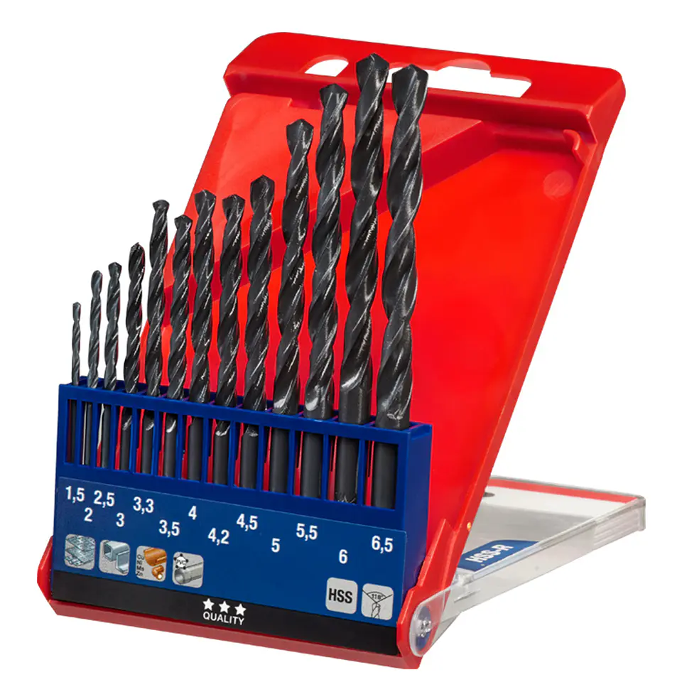 Kit Set Juego Brocas Para Metal 13 Piezas Kwb 429040 1