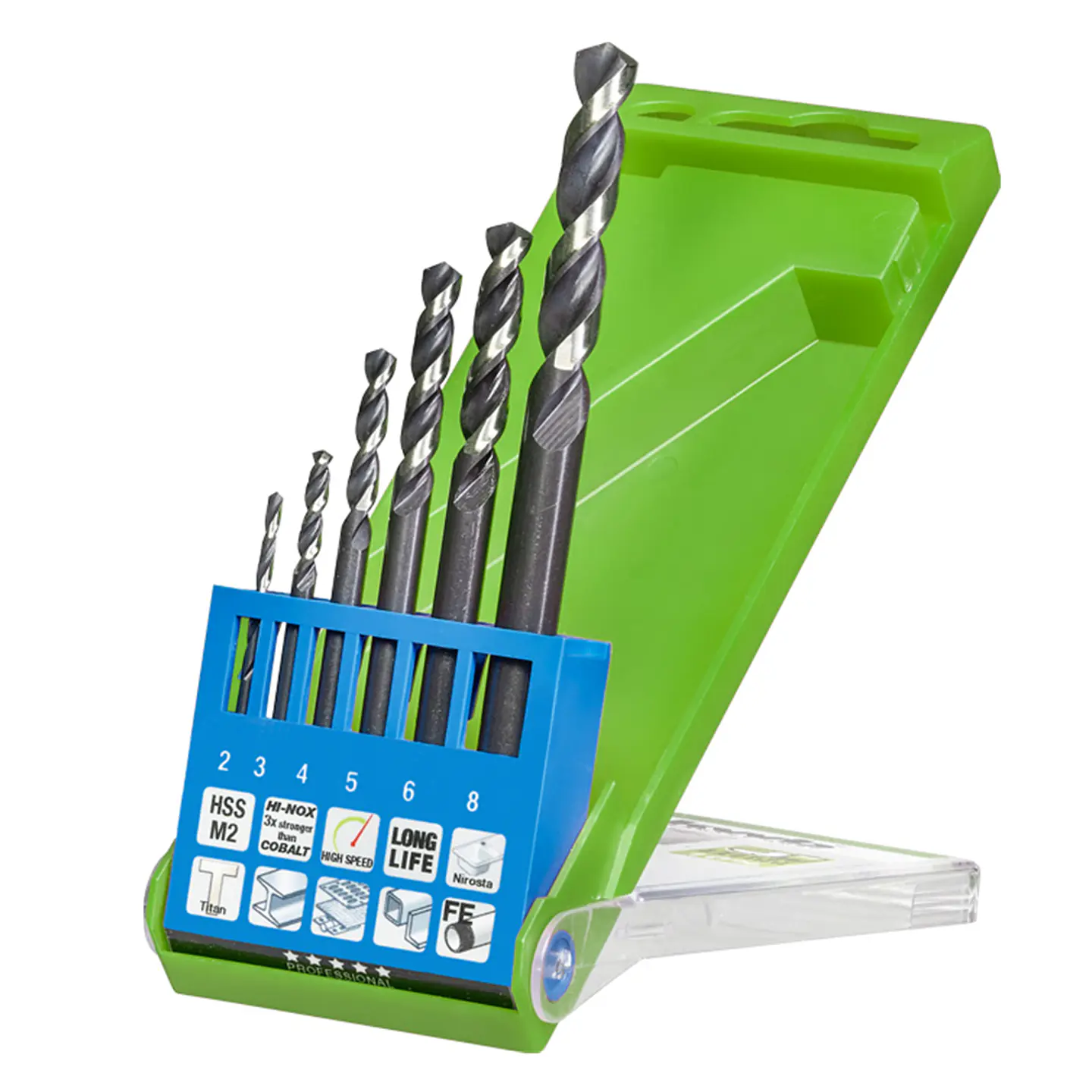 Kit Set Juego Brocas Para Metal 6 Piezas Hi-Nox Kwb 258806 2