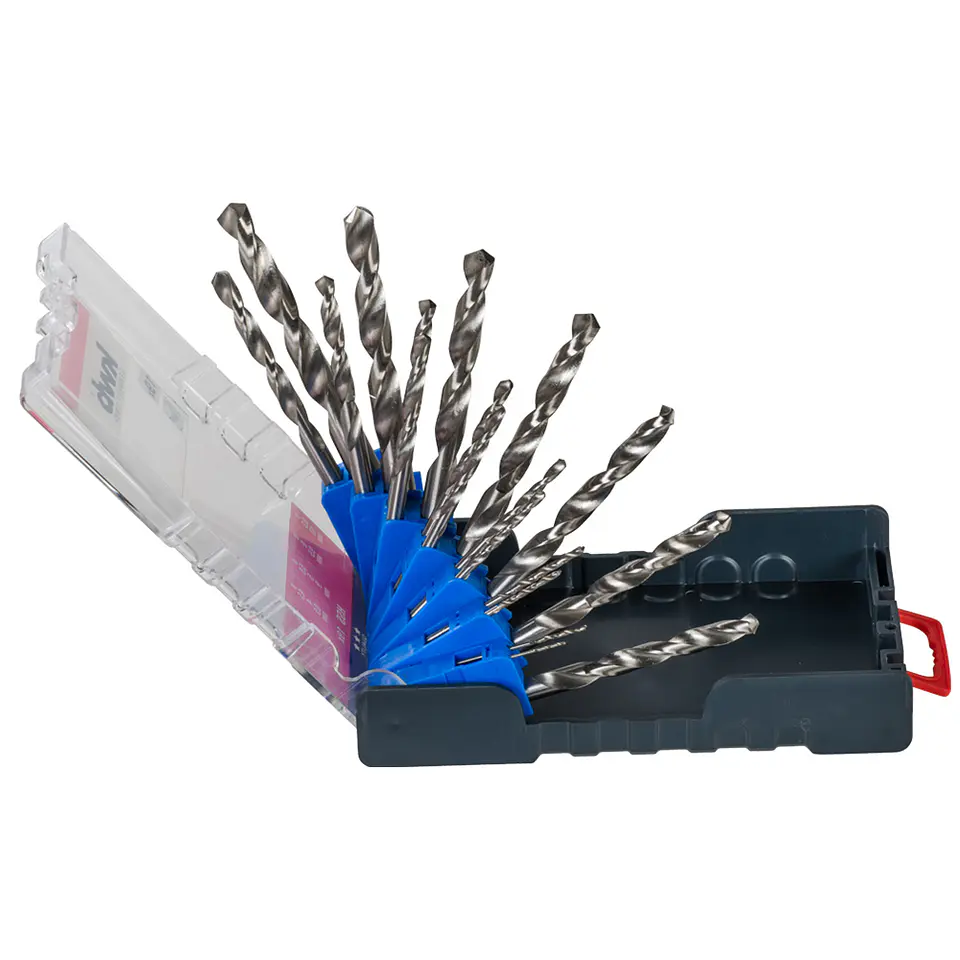 Kit Set Juego Brocas Para Metal 19 Piezas Hss Kwb 109119 2