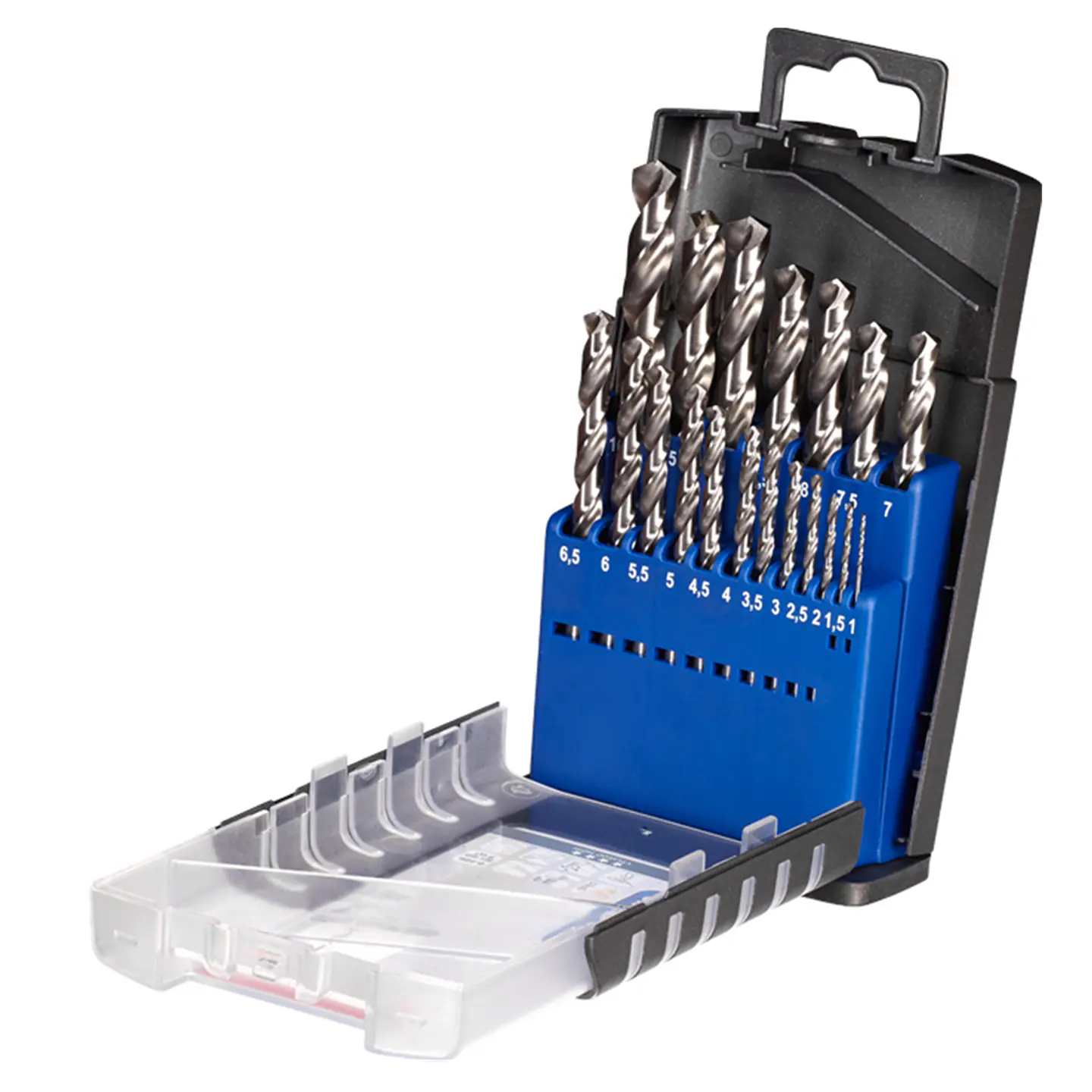 Set Juego Brocas Para Metal 19 Piezas Hss Kwb 205920 2