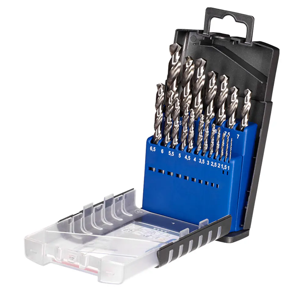 Set Juego Brocas Para Metal 19 Piezas Hss Kwb 205920 2