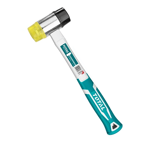 Martillo Suave Doble Cara Cabeza Goma Plástico 40mm Tht77406