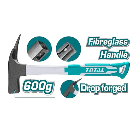 Martillo P/ Andamio Trinquete Andamiero 600g Total Thtrh6006